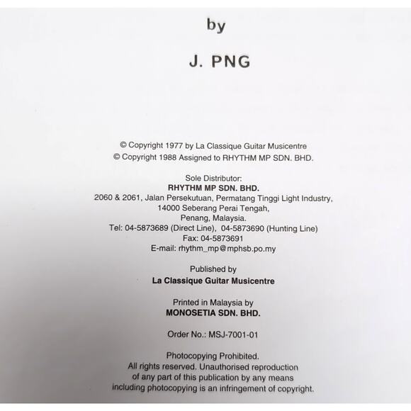 Solo & Accompaniment Guitar Books 1 & 2 by J. Png Vintage 1988 Learn To Play - Picture 4 of 12